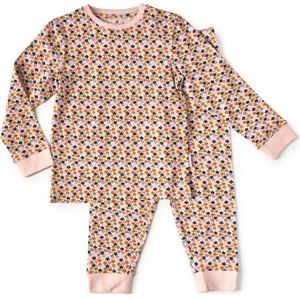 Little Label pyjama met biologisch katoen roze/multicolor