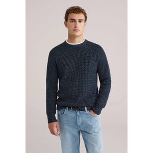 WE Fashion - Trui - Donkerblauw - Gebreide Truien
