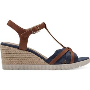 s.Oliver denim espadrilles blauw