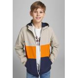 JACK & JONES JUNIOR zomerjas JORLUKE zand/oranje/donkerblauw