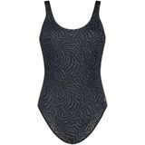 ten Cate Swim Tweka badpak zwart/grijs