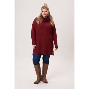 Miss Etam Plus gebreide trui donkerrood