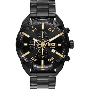 Diesel horloge DZ4644 Spiked zwart