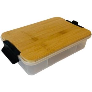 Farberware snackbox medium met bamboe deksel