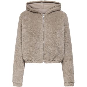 Onpcas-fluf - Hoodie - Zwart - Hoge Hals - Lange Mouwen - Loose Fit