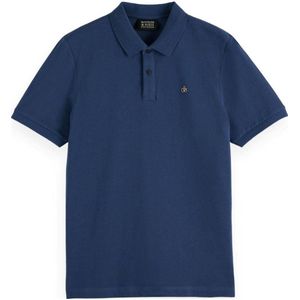 Scotch & Soda polo donkerblauw