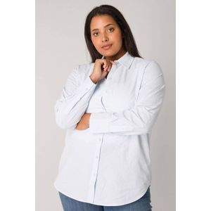 Base Level Curvy blouse lichtblauw