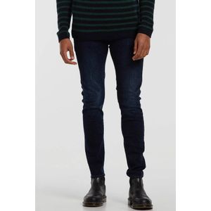 Petrol Industries slim fit jeans SEAHAM met riem midnight blue