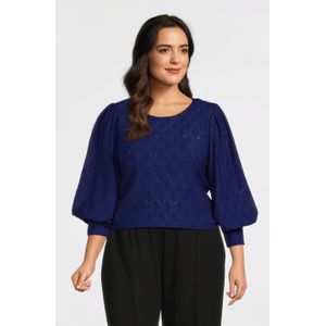 Kaffe Curve top KCtina blauw