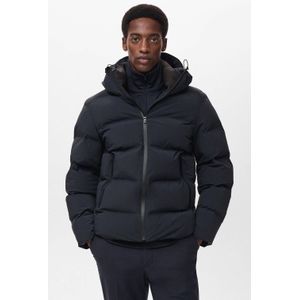 Mango Man gewatteerde jas donkerblauw
