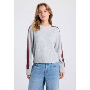 America Today gestreepte pullover grijs