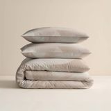 Sleeptime - Dekbedovertrek - Blush Angles Zand/Beige - 100% Katoen - 140x200x220 + 1 Kussensloop 60x70