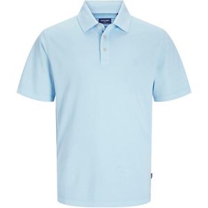 JACK & JONES PREMIUM polo JPRBLUWILLIAM met logo lichtblauw