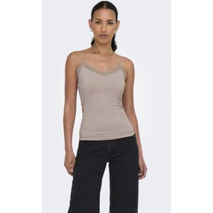 ONLY hemd ONLVICKY (set van 2) beige/zwart