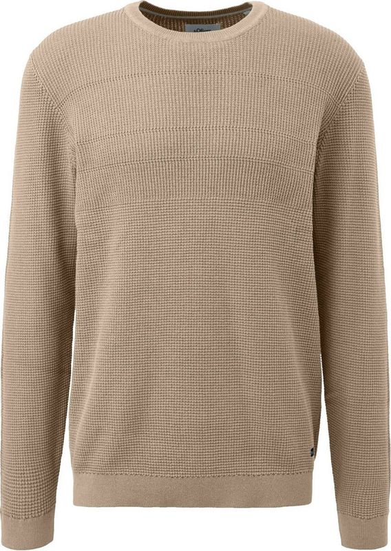 Gebreide Pullover - Katoen - Met Ronde Hals - Casual
