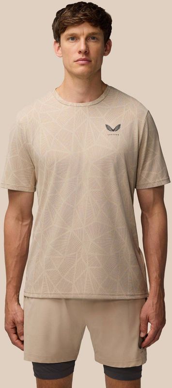 Castore - Engineered - Sportshirt - Beige