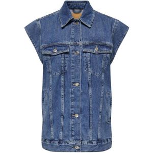 ONLY gilet medium blue denim