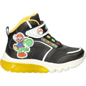 Geox Ciberdron sneakers met lichtjes zwart