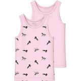 NAME IT MINI hemd - set van 2 lichtroze