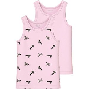 NAME IT MINI hemd - set van 2 lichtroze