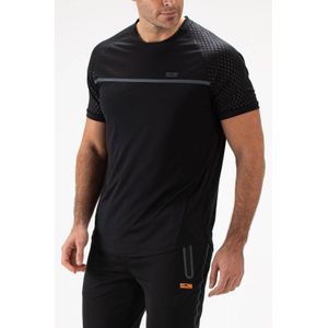 Sjeng Sports sportshirt Upwood zwart