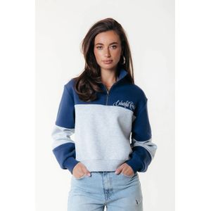 Colourful Rebel Schipperstrui grijs/donkerblauw