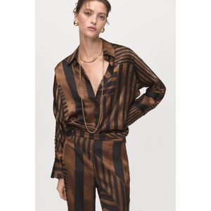 Mango - Flared Broek - Bruin - Regular Waist - Casual