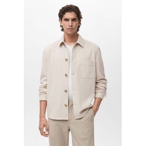 Mango Man overshirt beige