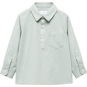 Mango Kids overhemd licht groen