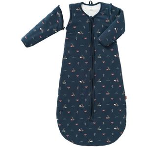 Fresk gevoerde baby winter slaapzak Rabbit mood indigo