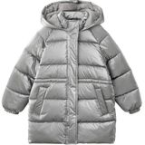 MANGO KIDS Mantel 'Marisa'  zilver