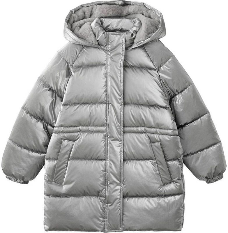 MANGO KIDS Mantel 'Marisa'  zilver