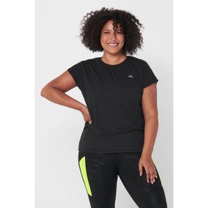 ONLY PLAY Plus Size sportshirt ONPAUBREE zwart