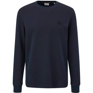 s.Oliver longsleeve met logo marine