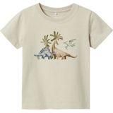 NAME IT MINI T-shirt NMMFAUST met paisleyprint lichtzand