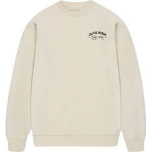 Croyez sweater met backprint ecru