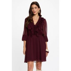 Morgan jurk donkerrood