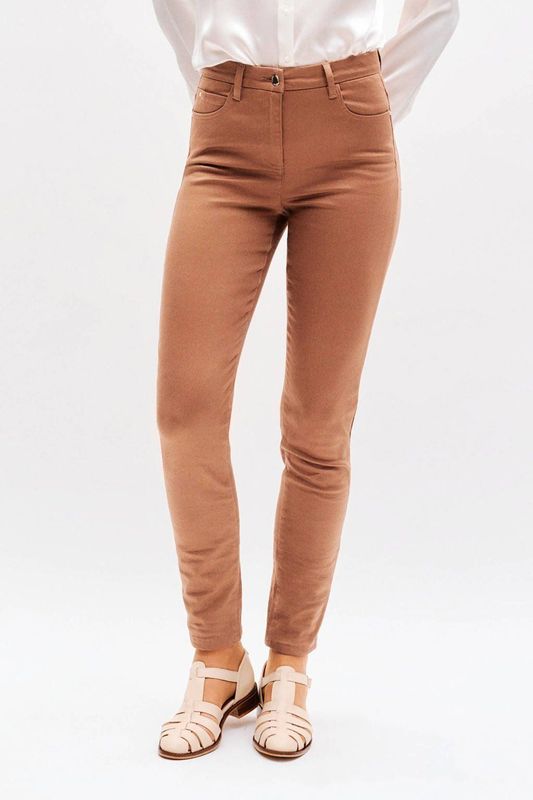 Caroll skinny jeans camel