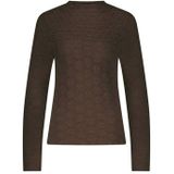 Tramontana top donkerbruin