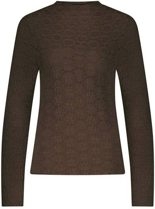 Tramontana top donkerbruin