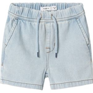 NAME IT MINI denim relaxed denim short light blue denim