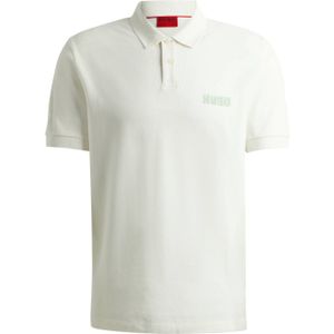 HUGO polo met logo open white