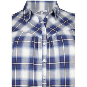 Miss Etam Plus blouse blauw