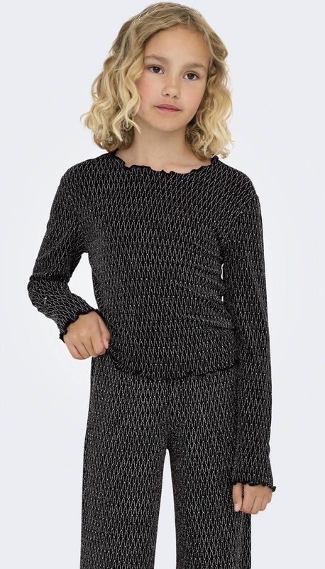 Kogqueen - Top - Lange Mouwen - Regular Fit - Glitterdetail