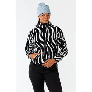 Falcon fleece skivest Oxitane zwart/wit