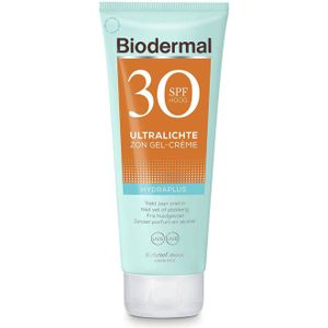 Biodermal Hydraplus ultralichte zonnebrand gel-creme- SPF30 - 200 ml