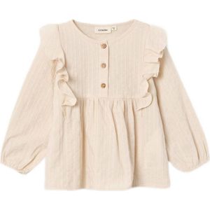 LIL' ATELIER MINI baby top NMFTIBA van katoen ecru