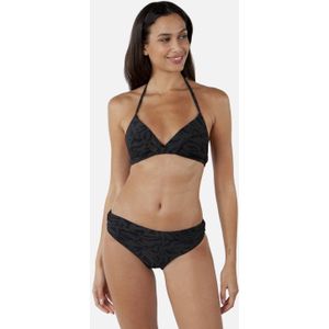 Barts Voorgevormde Halter Bikinitop Sula Donkerbruin/Zwart