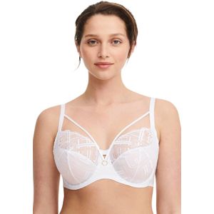 CHANTELLE - Graphic Support - Omsluitende BH - Wit - Polyester