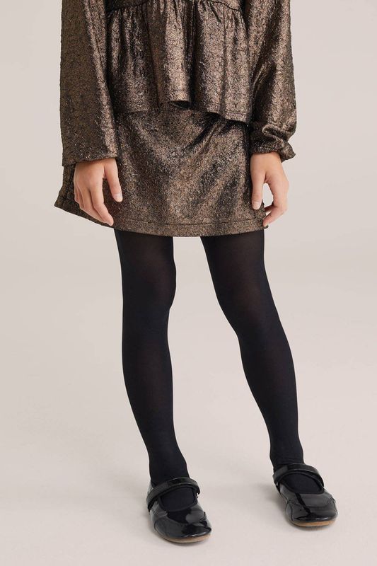 WE Fashion - Skort - Bronskleurig - Metallic Look